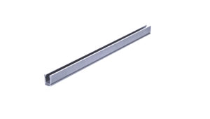 Aluminium-Mehrfach-Nutenleiste, Zeilenabstand 12 mm – 1 Zeile