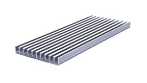 Aluminium-Mehrfach-Nutenleiste, Zeilenabstand 12 mm – 10 Zeilen
