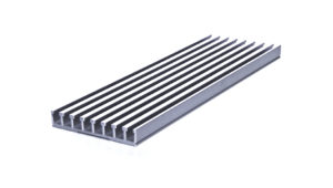 Aluminium-Mehrfach-Nutenleiste, Zeilenabstand 12 mm – 8 Zeilen